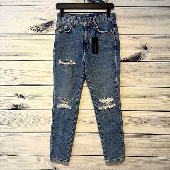 Carmar Alexander High Rise Medium Wash Straight Leg Jeans - Picture 3 of 10